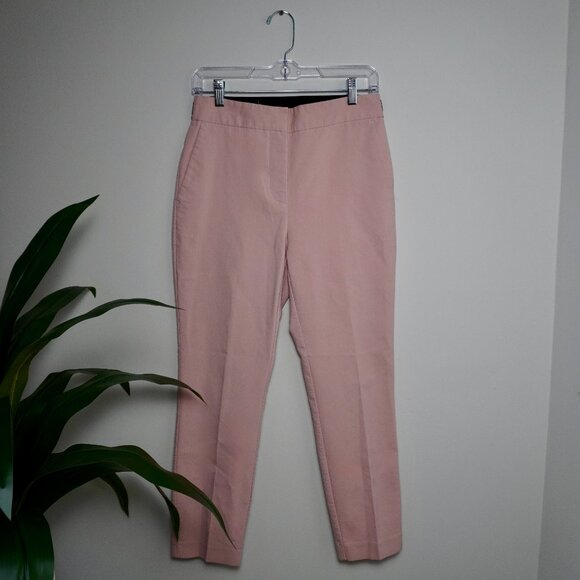 Zara Blush Pink Elastic Waist Tailored Pants - Picture 3 of 5